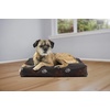 image:imageFurhaven Pillow Dog Bed for Large Dogs w Removable Washable Cover  Ultra Plush Faux Fur amp Suede Mattress  Cream JumboXLGarden Bark Brown