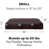 image:imageFurhaven Pillow Dog Bed for Large Dogs w Removable Washable Cover  Ultra Plush Faux Fur amp Suede Mattress  Cream JumboXLGarden Bark Brown