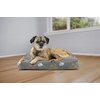 image:imageFurhaven Pillow Dog Bed for Large Dogs w Removable Washable Cover  Ultra Plush Faux Fur amp Suede Mattress  Cream JumboXLGarden Iron Gate