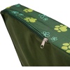 image:imageFurhaven Pillow Dog Bed for Large Dogs w Removable Washable Cover  Ultra Plush Faux Fur amp Suede Mattress  Cream JumboXLGarden Jungle Green