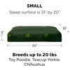 image:imageFurhaven Pillow Dog Bed for Large Dogs w Removable Washable Cover  Ultra Plush Faux Fur amp Suede Mattress  Cream JumboXLGarden Jungle Green