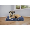 image:imageFurhaven Pillow Dog Bed for Large Dogs w Removable Washable Cover  Ultra Plush Faux Fur amp Suede Mattress  Cream JumboXLGarden Lapis Blue
