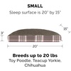 image:imageFurhaven Pillow Dog Bed for Large Dogs w Removable Washable Cover  Ultra Plush Faux Fur amp Suede Mattress  Cream JumboXLPlaid Java Brown