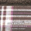 image:imageFurhaven Pillow Dog Bed for Large Dogs w Removable Washable Cover  Ultra Plush Faux Fur amp Suede Mattress  Cream JumboXLPlaid Java Brown