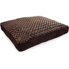 image:imageFurhaven Pillow Dog Bed for Large Dogs w Removable Washable Cover  Ultra Plush Faux Fur amp Suede Mattress  Cream JumboXLPlush Chocolate