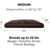 image:imageFurhaven Pillow Dog Bed for Large Dogs w Removable Washable Cover  Ultra Plush Faux Fur amp Suede Mattress  Cream JumboXLPlush Chocolate
