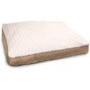image:imageFurhaven Pillow Dog Bed for Large Dogs w Removable Washable Cover  Ultra Plush Faux Fur amp Suede Mattress  Cream JumboXLPlush Chocolate