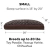 image:imageFurhaven Pillow Dog Bed for Large Dogs w Removable Washable Cover  Ultra Plush Faux Fur amp Suede Mattress  Cream JumboXLPlush Chocolate