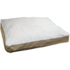 image:imageFurhaven Pillow Dog Bed for Large Dogs w Removable Washable Cover  Ultra Plush Faux Fur amp Suede Mattress  Cream JumboXLPlush Cream