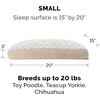 image:imageFurhaven Pillow Dog Bed for Large Dogs w Removable Washable Cover  Ultra Plush Faux Fur amp Suede Mattress  Cream JumboXLPlush Cream