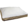 image:imageFurhaven Pillow Dog Bed for Large Dogs w Removable Washable Cover  Ultra Plush Faux Fur amp Suede Mattress  Cream JumboXLPlush Cream