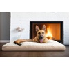 image:imageFurhaven Pillow Dog Bed for Large Dogs w Removable Washable Cover  Ultra Plush Faux Fur amp Suede Mattress  Cream JumboXLPlush Cream