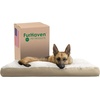 image:imageFurhaven Pillow Dog Bed for Large Dogs w Removable Washable Cover  Ultra Plush Faux Fur amp Suede Mattress  Cream JumboXLPlush Cream