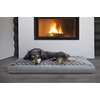 image:imageFurhaven Pillow Dog Bed for Large Dogs w Removable Washable Cover  Ultra Plush Faux Fur amp Suede Mattress  Cream JumboXLPlush Gray