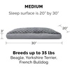 image:imageFurhaven Pillow Dog Bed for Large Dogs w Removable Washable Cover  Ultra Plush Faux Fur amp Suede Mattress  Cream JumboXLPlush Gray