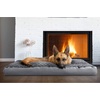 image:imageFurhaven Pillow Dog Bed for Large Dogs w Removable Washable Cover  Ultra Plush Faux Fur amp Suede Mattress  Cream JumboXLPlush Gray