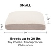image:imageFurhaven Pillow Dog Bed for Large Dogs w Removable Washable Cover  Ultra Plush Faux Fur amp Suede Mattress  Cream JumboXLSherpa  Suede Clay