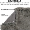 image:imageFurhaven SelfWarming Cat Bed for Indoor Cats 4Bedsin1 amp Washable  Plush Long Faux Fur Convertible Cuddler  Gray SmallSmall Pack of 2