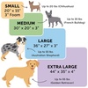 image:imageFurhaven Sherpa amp Suede Mattress Fiberfill Pillow Dog Bed  Navy Jumbo XLargeSherpa  Suede Navy