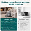 image:imageFurhaven Steady Paws MultiStep Pet Stairs for High Beds amp Sofas  Brown 4Step