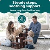 image:imageFurhaven Steady Paws MultiStep Pet Stairs for High Beds amp Sofas  Brown 4Step