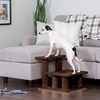 image:imageFurhaven Steady Paws MultiStep Pet Stairs for High Beds amp Sofas  Cream 3StepBrown