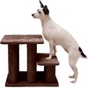 image:imageFurhaven Steady Paws MultiStep Pet Stairs for High Beds amp Sofas  Cream 3StepBrown