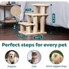 image:imageFurhaven Steady Paws MultiStep Pet Stairs for High Beds amp Sofas  Cream 3StepCream