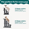 image:imageFurhaven Steady Paws MultiStep Pet Stairs for High Beds amp Sofas  Cream 3StepCream