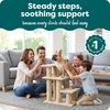 image:imageFurhaven Steady Paws MultiStep Pet Stairs for High Beds amp Sofas  Cream 3StepCream