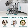 image:imageFurhaven Steady Paws MultiStep Pet Stairs for High Beds amp Sofas  Cream 3StepGray