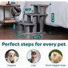 image:imageFurhaven Steady Paws MultiStep Pet Stairs for High Beds amp Sofas  Cream 3StepGray