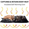 image:imageFurhaven ThermaNAP SelfWarming Cat Bed for Indoor Cats amp LargeMedium Dogs Washable amp Reflects Body Heat  Quilted Faux Fur Reflective Bed Mat  Black Large