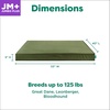 image:imageFurhaven WaterResistant Cooling Gel Dog Bed for Large Dogs w Removable Washable Cover For Dogs Up to 95 lbs  IndoorOutdoor Logo Print Oxford Polycanvas Mattress  Chestnut JumboXLGreen