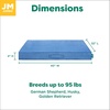 image:imageFurhaven WaterResistant Cooling Gel Dog Bed for Large Dogs w Removable Washable Cover For Dogs Up to 95 lbs  IndoorOutdoor Logo Print Oxford Polycanvas Mattress  Chestnut JumboXLBlue