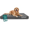 image:imageFurhaven WaterResistant Cooling Gel Dog Bed for Large Dogs w Removable Washable Cover For Dogs Up to 95 lbs  IndoorOutdoor Logo Print Oxford Polycanvas Mattress  Chestnut JumboXLStone Gray