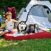 image:imageFurhaven WaterResistant Cooling Gel Dog Bed for Large Dogs w Removable Washable Cover For Dogs Up to 95 lbs  IndoorOutdoor Logo Print Oxford Polycanvas Mattress  Chestnut JumboXLRed