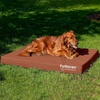 image:imageFurhaven WaterResistant Cooling Gel Dog Bed for Large Dogs w Removable Washable Cover For Dogs Up to 95 lbs  IndoorOutdoor Logo Print Oxford Polycanvas Mattress  Chestnut JumboXLChestnut