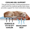 image:imageFurhaven WaterResistant Cooling Gel Dog Bed for Large Dogs w Removable Washable Cover For Dogs Up to 95 lbs  IndoorOutdoor Logo Print Oxford Polycanvas Mattress  Chestnut JumboXLChestnut