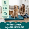 image:imageFurhaven WaterResistant Cooling Gel Dog Bed for Large Dogs w Removable Washable Cover For Dogs Up to 95 lbs  IndoorOutdoor Logo Print Oxford Polycanvas Mattress  Chestnut JumboXLDeep Lagoon