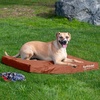 image:imageFurhaven WaterResistant Cooling Gel Dog Bed for Large Dogs w Removable Washable Cover For Dogs Up to 95 lbs  IndoorOutdoor Logo Print Oxford Polycanvas Mattress  Chestnut JumboXLChestnut
