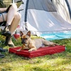 image:imageFurhaven WaterResistant Cooling Gel Dog Bed for Large Dogs w Removable Washable Cover For Dogs Up to 95 lbs  IndoorOutdoor Logo Print Oxford Polycanvas Mattress  Chestnut JumboXLRed