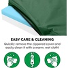 image:imageFurhaven WaterResistant Cooling Gel Dog Bed for Large Dogs w Removable Washable Cover For Dogs Up to 95 lbs  IndoorOutdoor Logo Print Oxford Polycanvas Mattress  Chestnut JumboXLForest