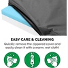 image:imageFurhaven WaterResistant Cooling Gel Dog Bed for Large Dogs w Removable Washable Cover For Dogs Up to 95 lbs  IndoorOutdoor Logo Print Oxford Polycanvas Mattress  Chestnut JumboXLStone Gray