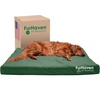 image:imageFurhaven WaterResistant Cooling Gel Dog Bed for Large Dogs w Removable Washable Cover For Dogs Up to 95 lbs  IndoorOutdoor Logo Print Oxford Polycanvas Mattress  Chestnut JumboXLForest