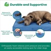 image:imageFurhaven WaterResistant Cooling Gel Dog Bed for Large Dogs w Removable Washable Cover For Dogs Up to 95 lbs  IndoorOutdoor Logo Print Oxford Polycanvas Mattress  Chestnut JumboXLBlue