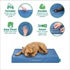 image:imageFurhaven WaterResistant Cooling Gel Dog Bed for Large Dogs w Removable Washable Cover For Dogs Up to 95 lbs  IndoorOutdoor Logo Print Oxford Polycanvas Mattress  Chestnut JumboXLBlue