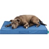 image:imageFurhaven WaterResistant Cooling Gel Dog Bed for Large Dogs w Removable Washable Cover For Dogs Up to 95 lbs  IndoorOutdoor Logo Print Oxford Polycanvas Mattress  Chestnut JumboXLBlue