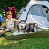 image:imageFurhaven WaterResistant Cooling Gel Dog Bed for Large Dogs w Removable Washable Cover For Dogs Up to 95 lbs  IndoorOutdoor Logo Print Oxford Polycanvas Mattress  Chestnut JumboXLGreen