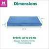 image:imageFurhaven WaterResistant Cooling Gel Dog Bed for Large Dogs w Removable Washable Cover For Dogs Up to 95 lbs  IndoorOutdoor Logo Print Oxford Polycanvas Mattress  Chestnut JumboXLBlue